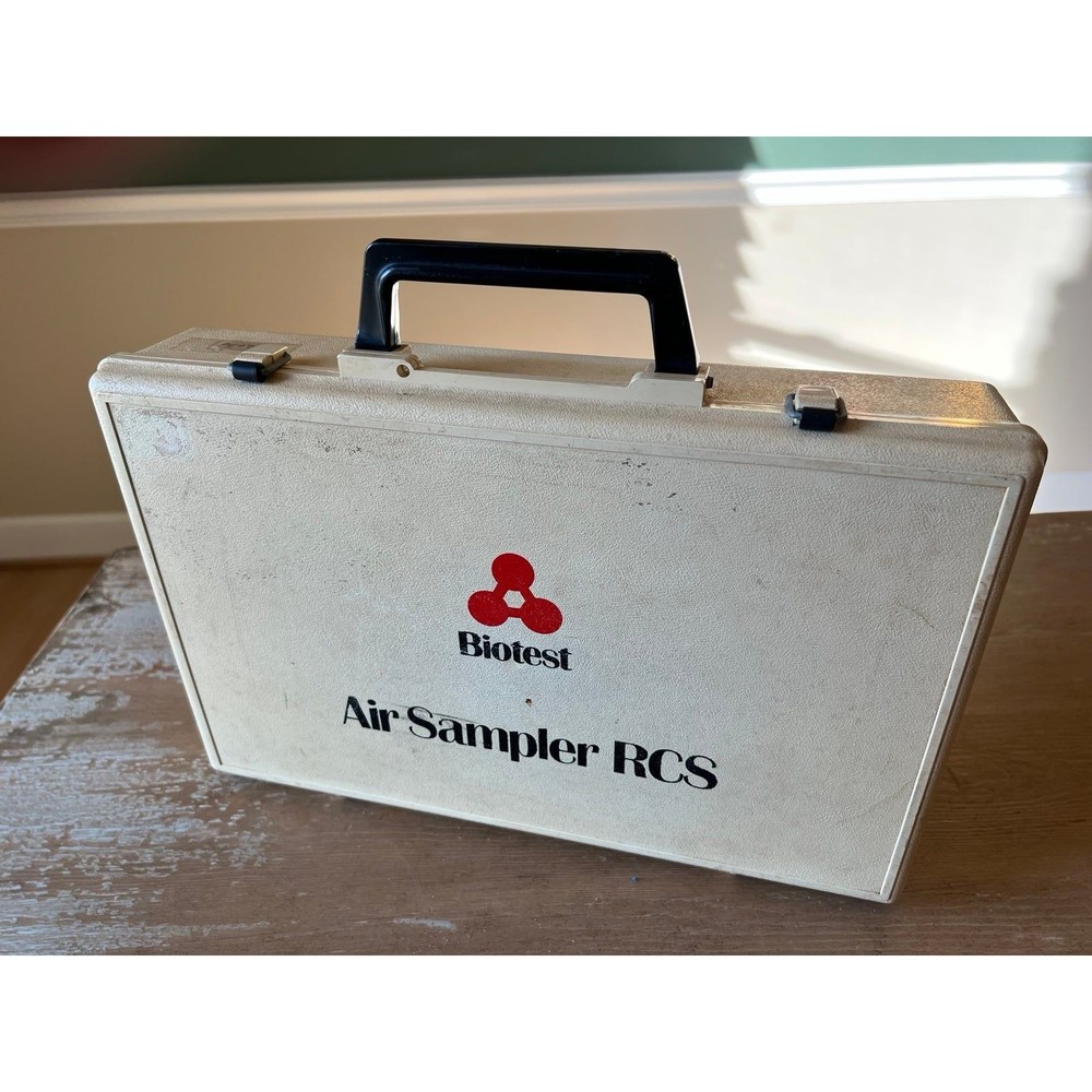 Biotest Hycon Air Sampler RCS 940015 Analog w/ Impeller Drum, Blade & Case